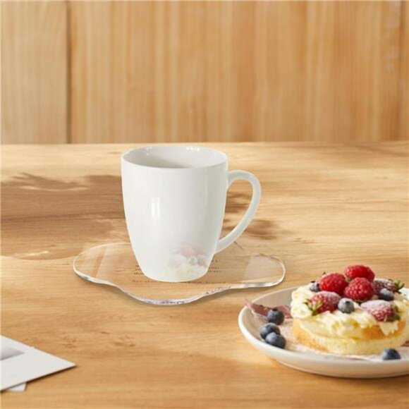 Funny Chaos Coordinator Acrylic Coaster Set Coffee Cup Desk Office Gift - Picture 2 of 8